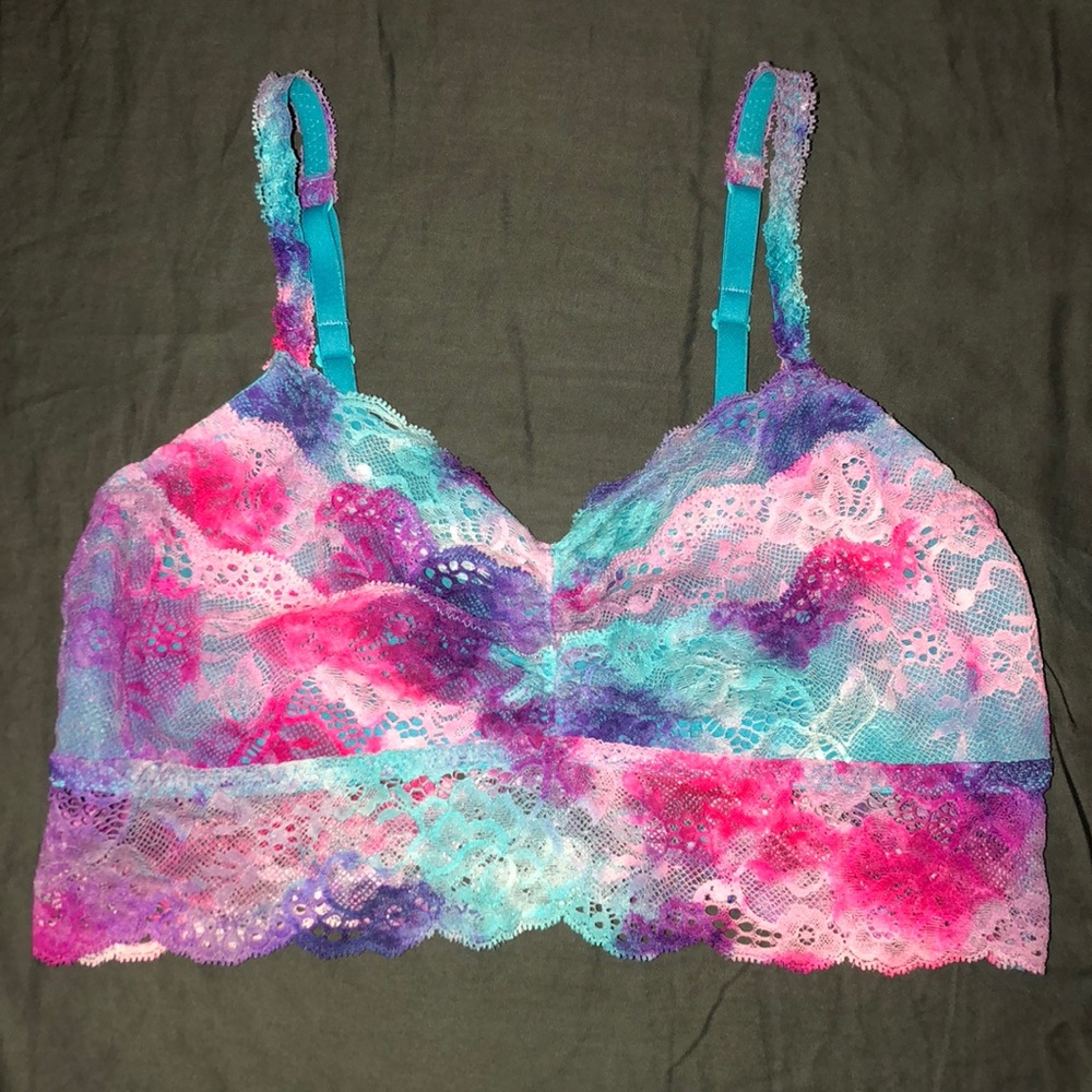 VS Pink Multicolor Bralette
